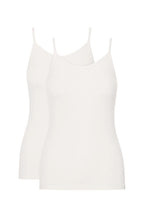 Top in viscosa - blue - pack da 2 pezzi