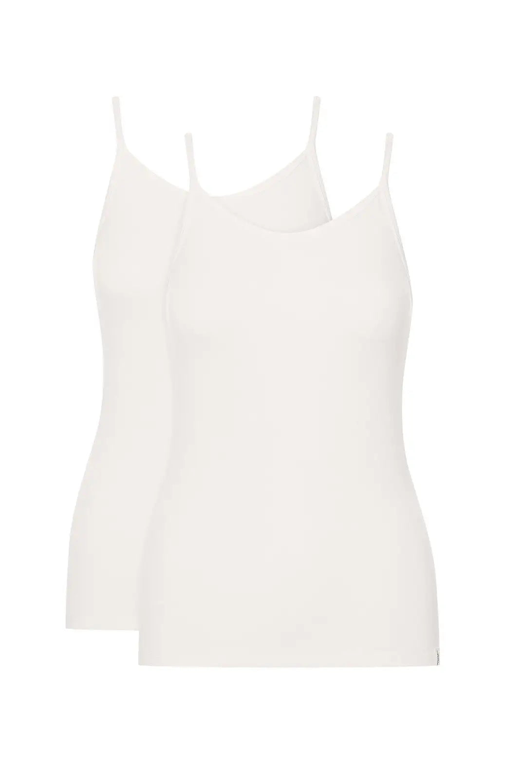 Top in viscosa - blue - pack da 2 pezzi