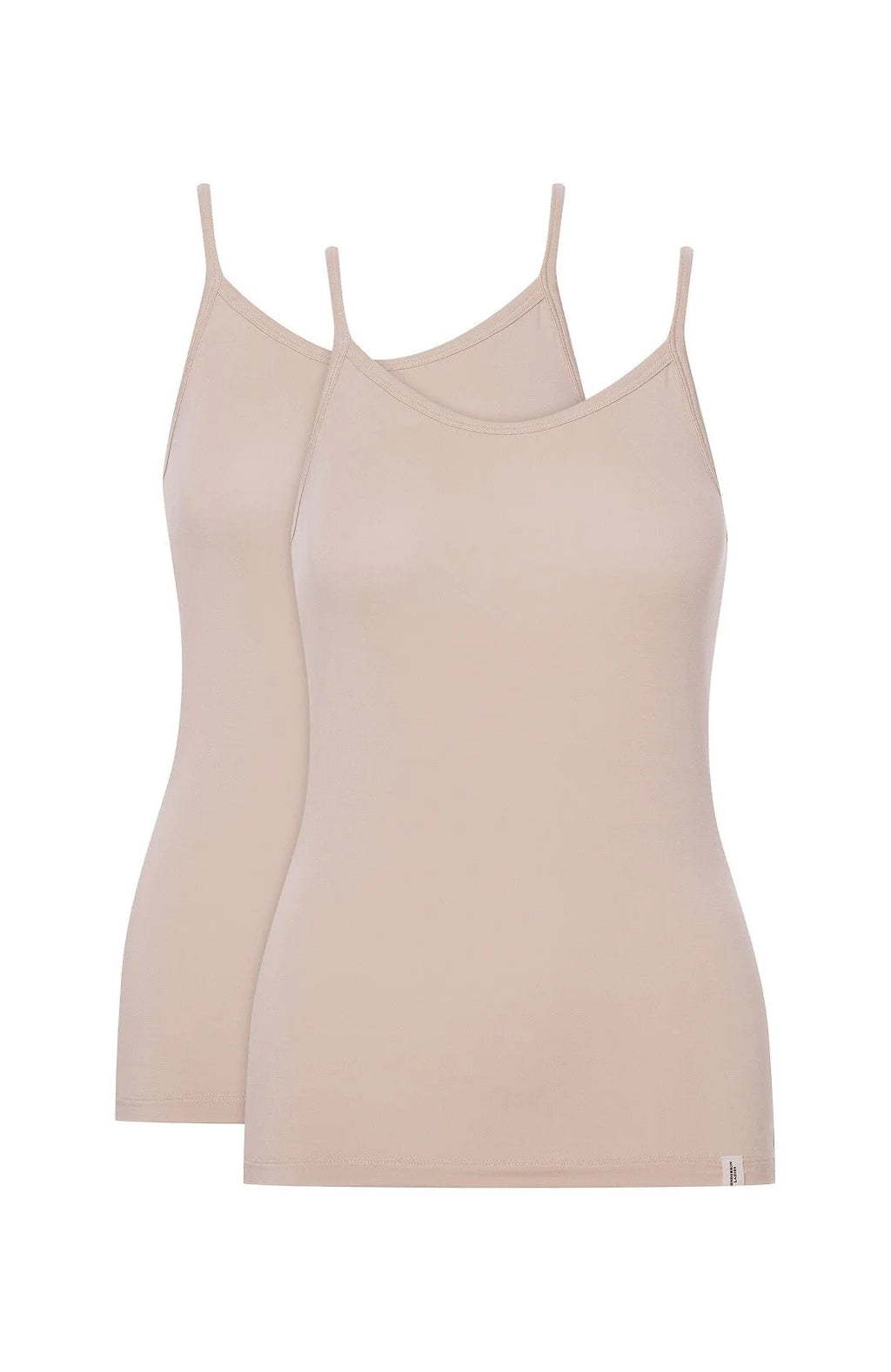 Top in viscosa - blue - pack da 2 pezzi