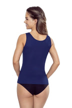 Top in viscosa con scollo a v pizzo - lexie