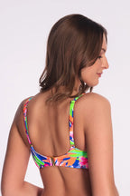 (tropical splash) reggiseno bikini soft con ferretto