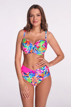 (tropical splash) reggiseno bikini soft con ferretto
