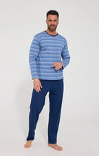 Various - 138/58 - pigiama lungo da uomo in puro cotone