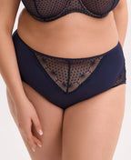 Veda | slip classici a vita alta in pizzo e tulle