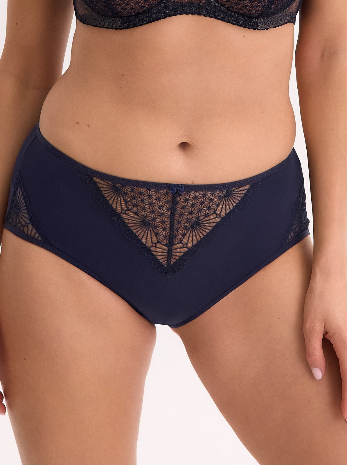 Veda | slip classici a vita alta in pizzo e tulle