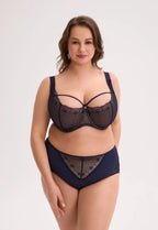 Veda | slip classici a vita alta in pizzo e tulle