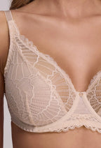 Vera | reggiseno sfoderato in pizzo traforato - 2200 - beige
