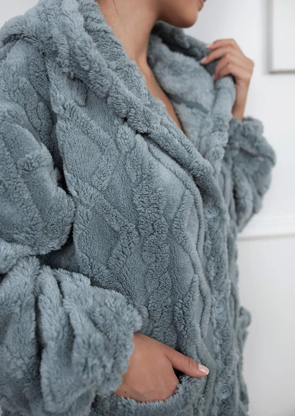 Vestaglia da camera donna con cappuccio - grethen