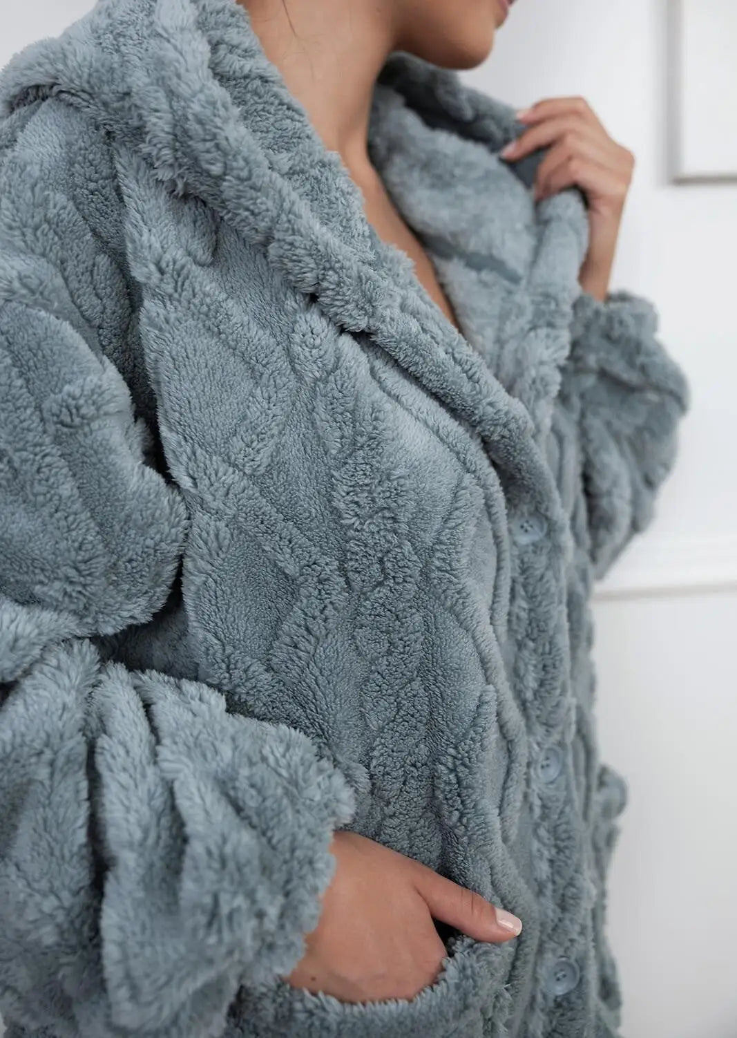 Vestaglia da camera donna con cappuccio - grethen