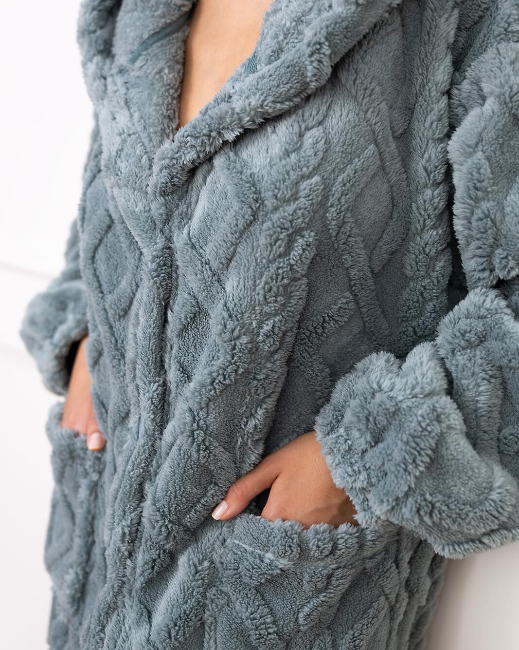 Vestaglia da camera donna con cappuccio - grethen