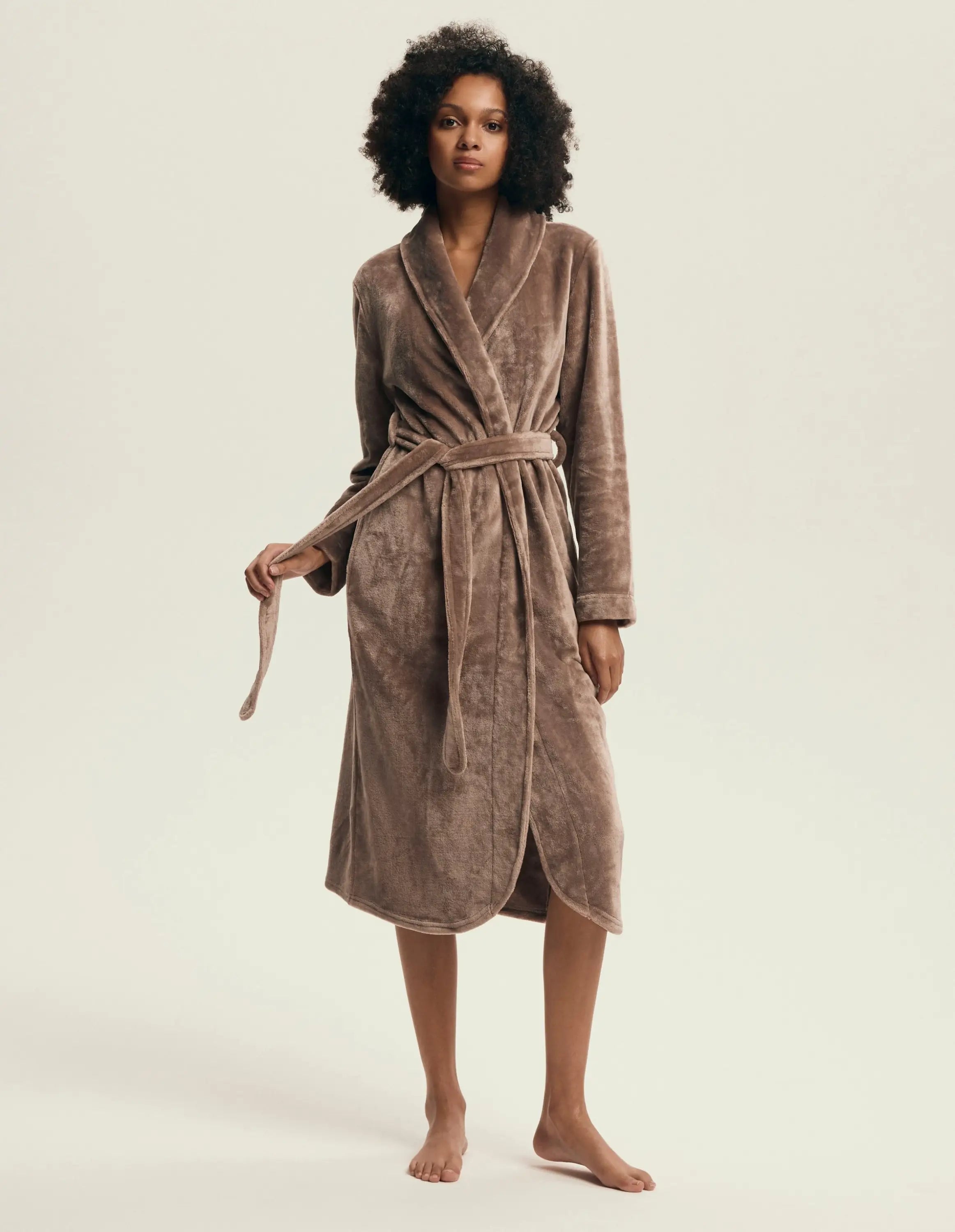 Vestaglia da camera donna con collo a scialle | dextra