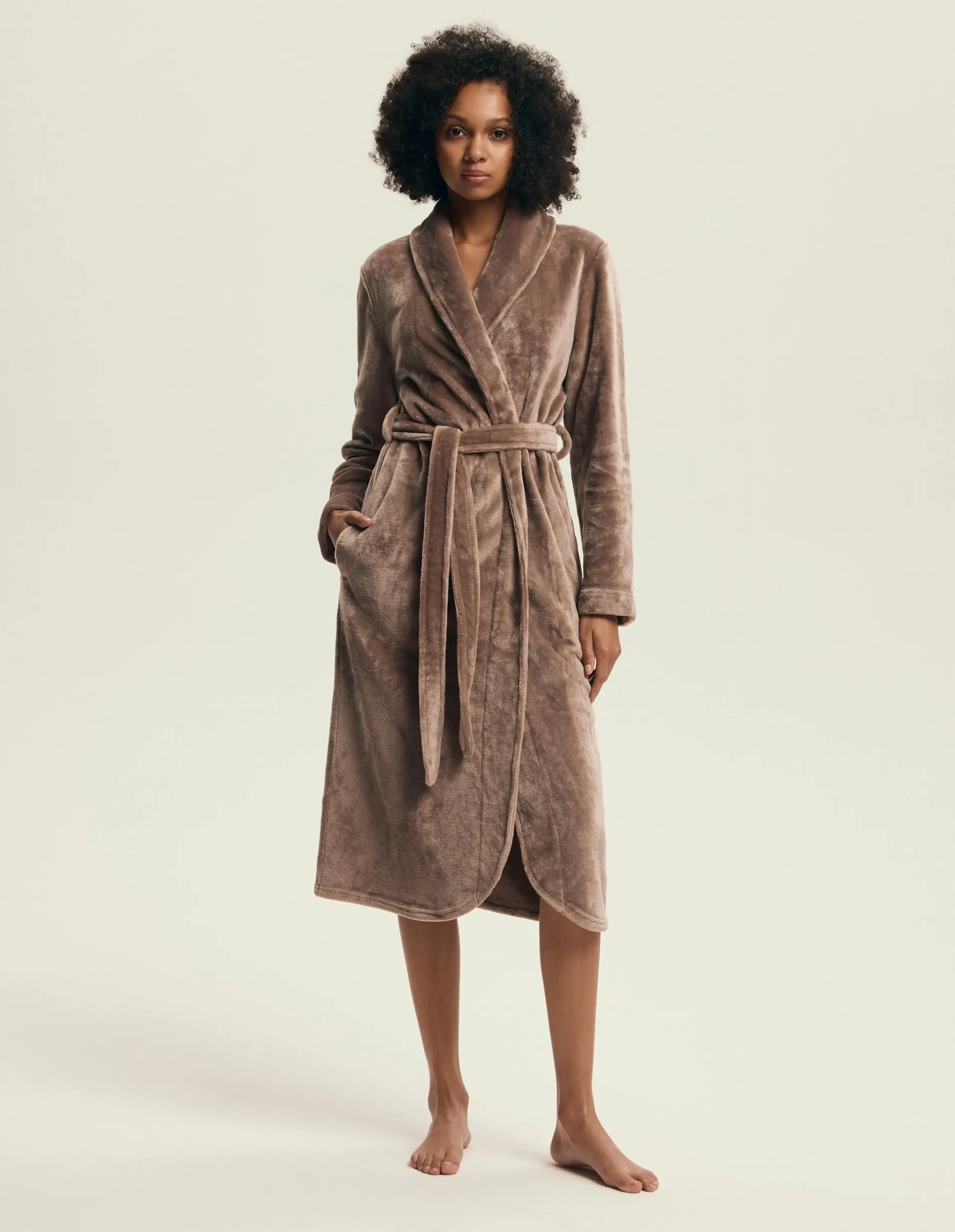 Vestaglia da camera donna con collo a scialle | dextra