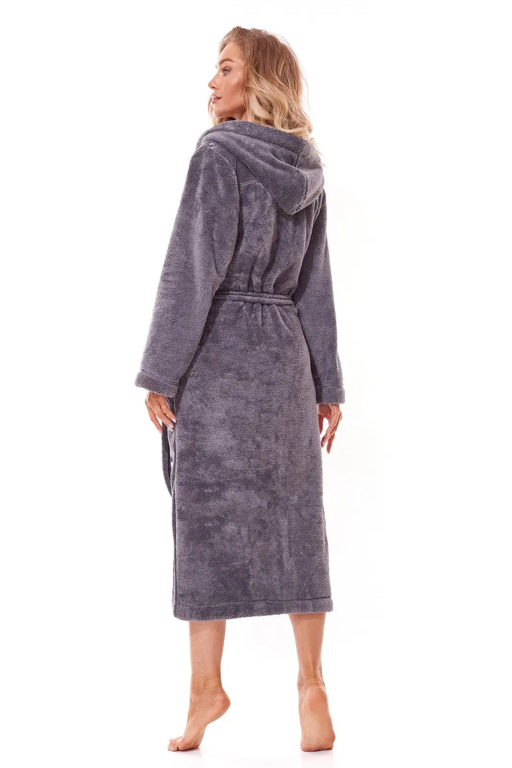 Vestaglia da camera lunga con cappuccio per donna - lili