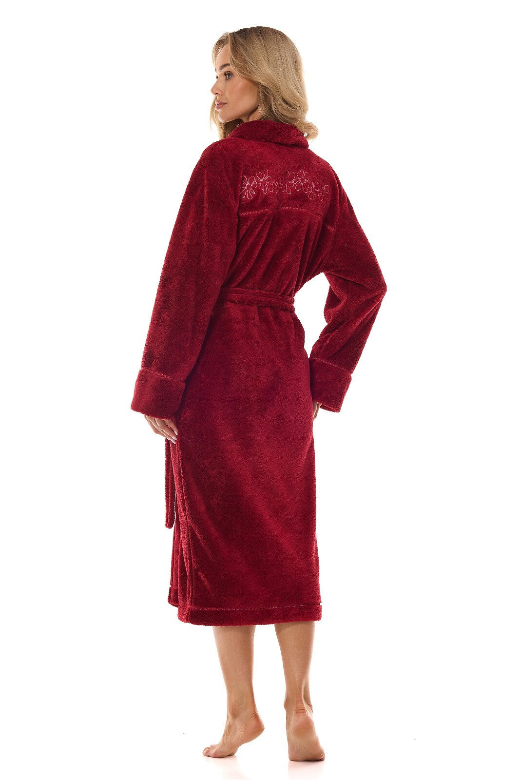 Vestaglia da camera lunga e confortevole per donna - camelia