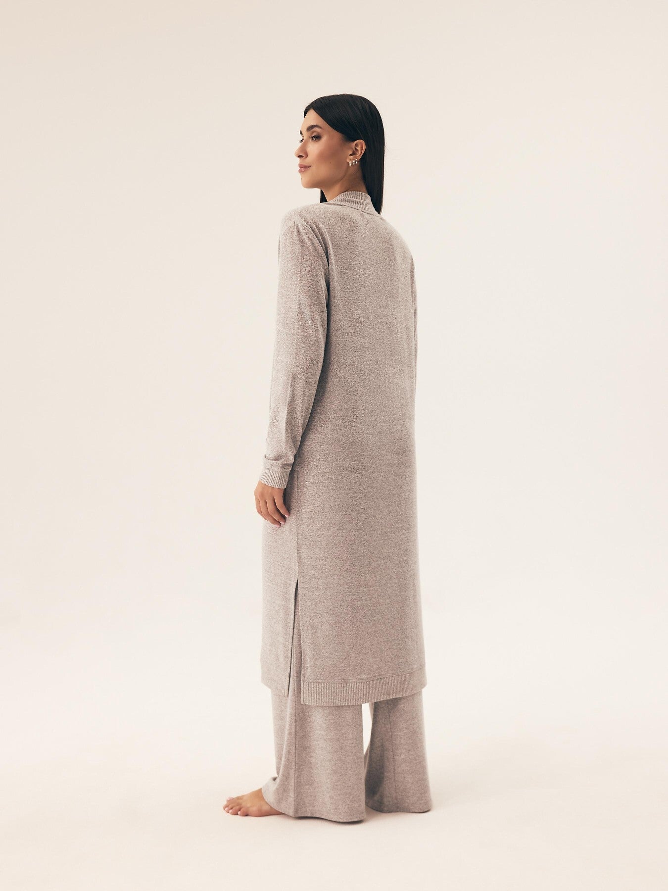 Vestaglia da camera lunga donna - fudge