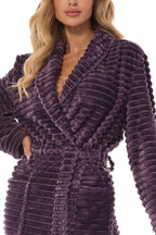 Vestaglia da camera lunga donna - rita - tessuto supersoft