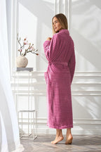 Vestaglia da camera lunga donna - rita - tessuto supersoft