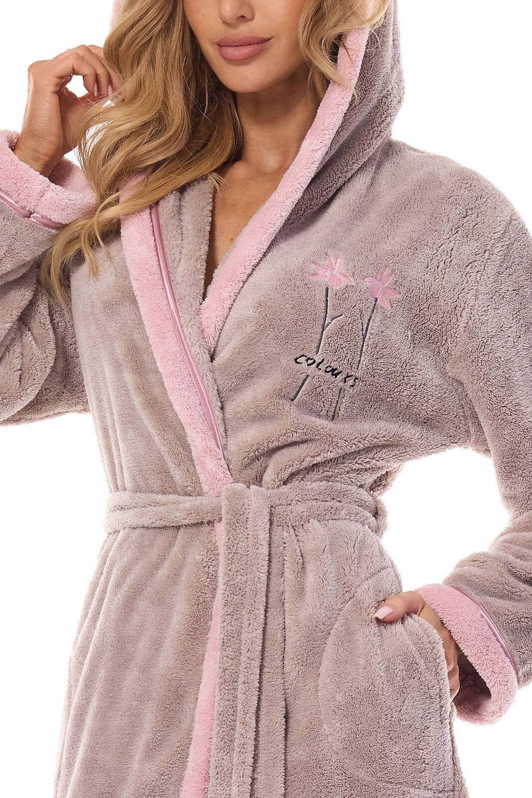 Vestaglia da camera in tessuto caldo soft - tess