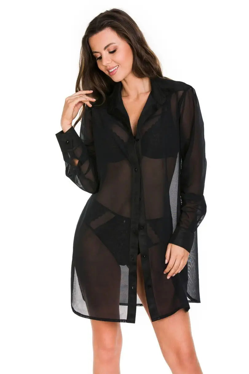 Vestaglia da camera in voile - naked