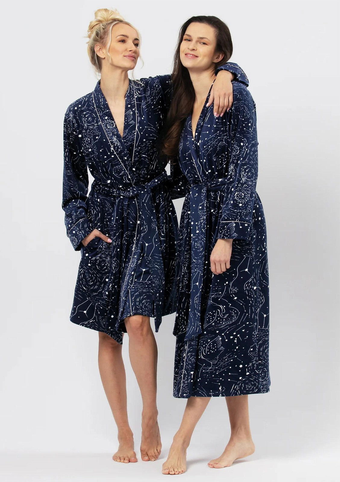 Vestaglia corta da donna midnight