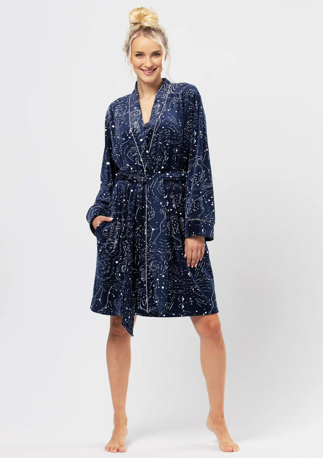 Vestaglia corta da donna midnight