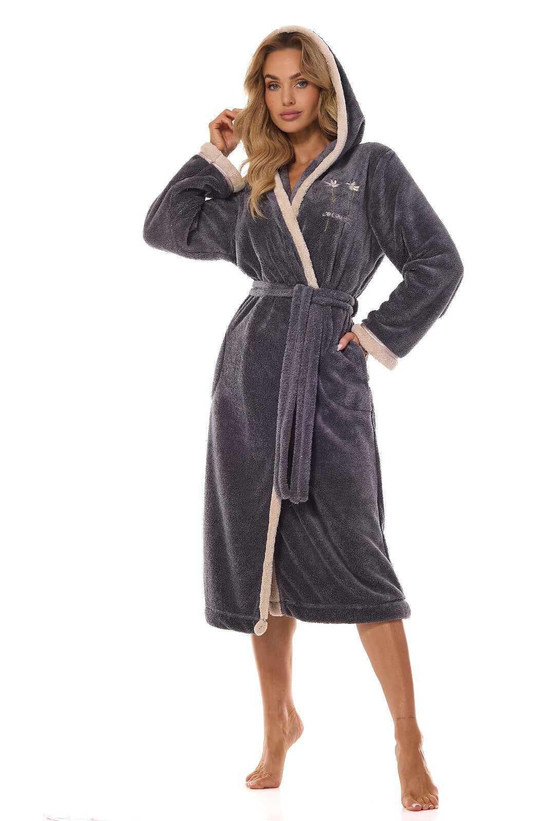 Vestaglia da camera in tessuto caldo soft - tess