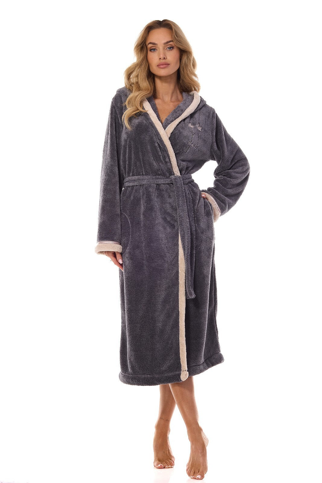 Vestaglia da camera in tessuto caldo soft - tess