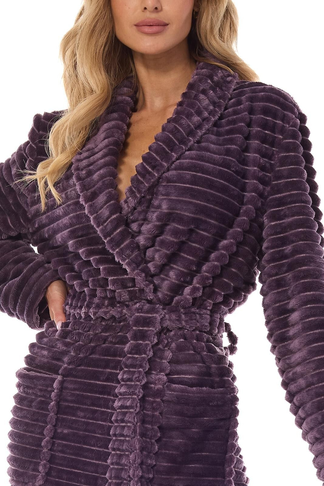 Vestaglia da camera lunga da donna rita tessuto supersoft