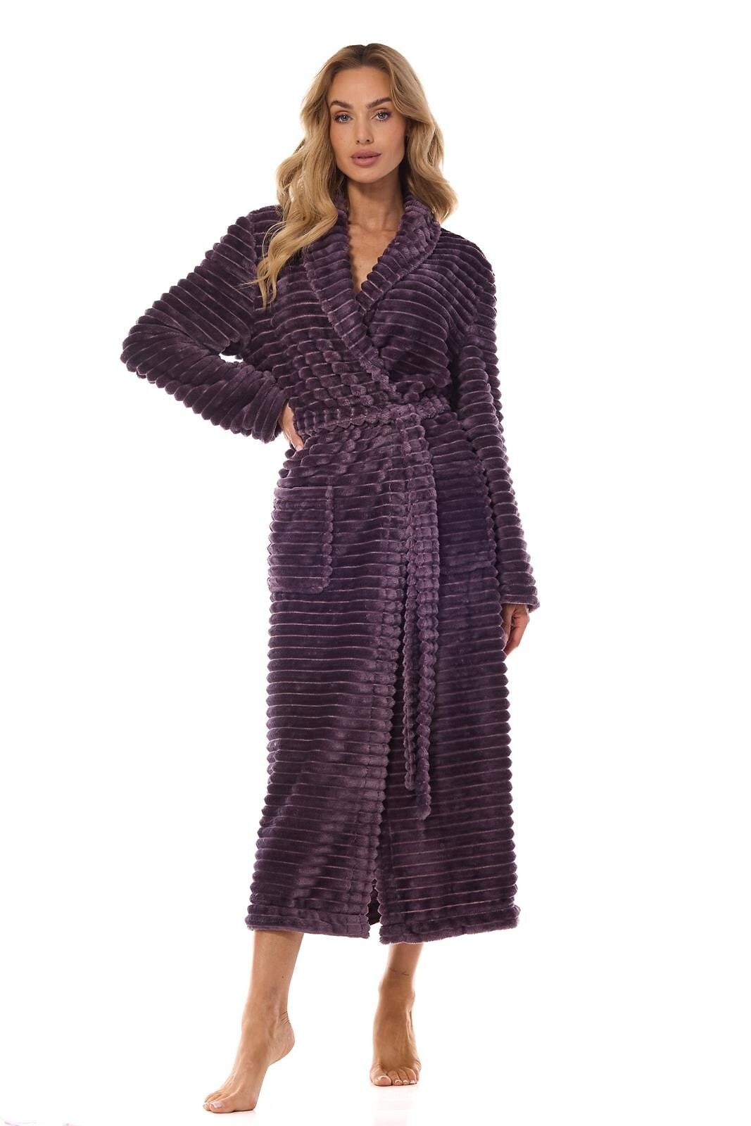 Vestaglia da camera lunga da donna rita tessuto supersoft