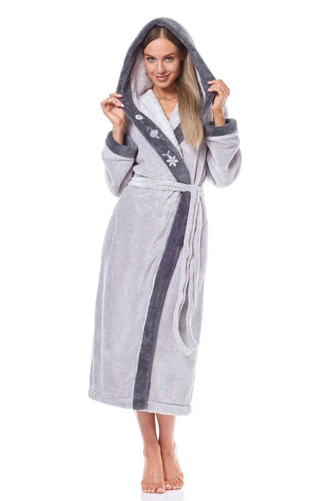 Vestaglia da donna in morbido e caldo tessuto - hft