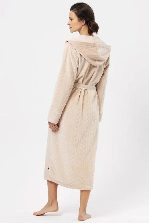 Vestaglia lunga da donna in maglieria super soft arienne