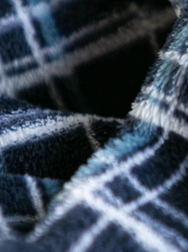 Vestaglia da uomo in tessuto morbido a quadri | mgl 432