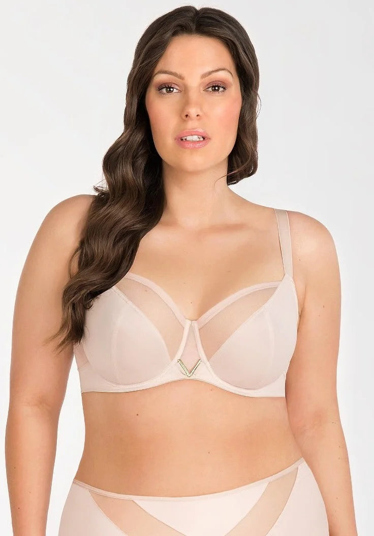 Vicky - beige - reggiseno soft con ferretto per coppe