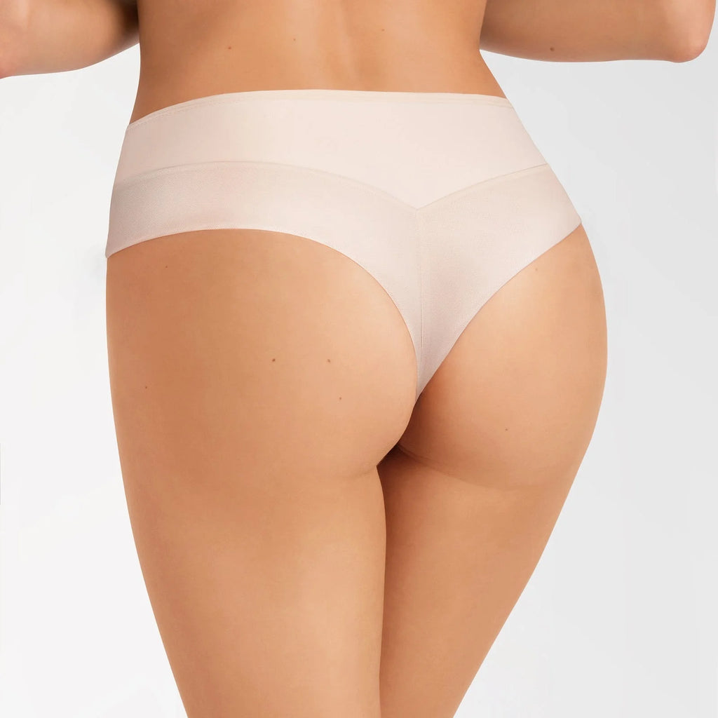 Vicky - beige - slip brasiliano da donna in microfibra