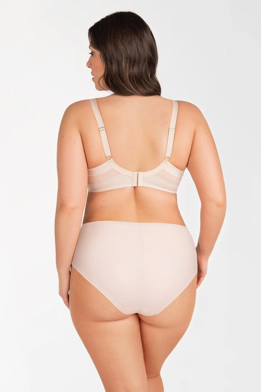 Vicky - beige - slip da donna a vita alta in microfibra