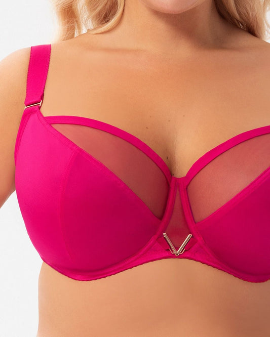 Reggiseno soft con ferretto - Vicky - Fucsia