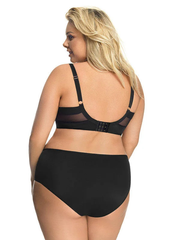 Vicky - nero - reggiseno soft con ferretto per coppe grandi