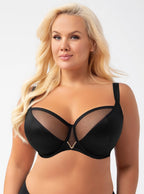 Vicky - nero - reggiseno soft con ferretto per coppe grandi