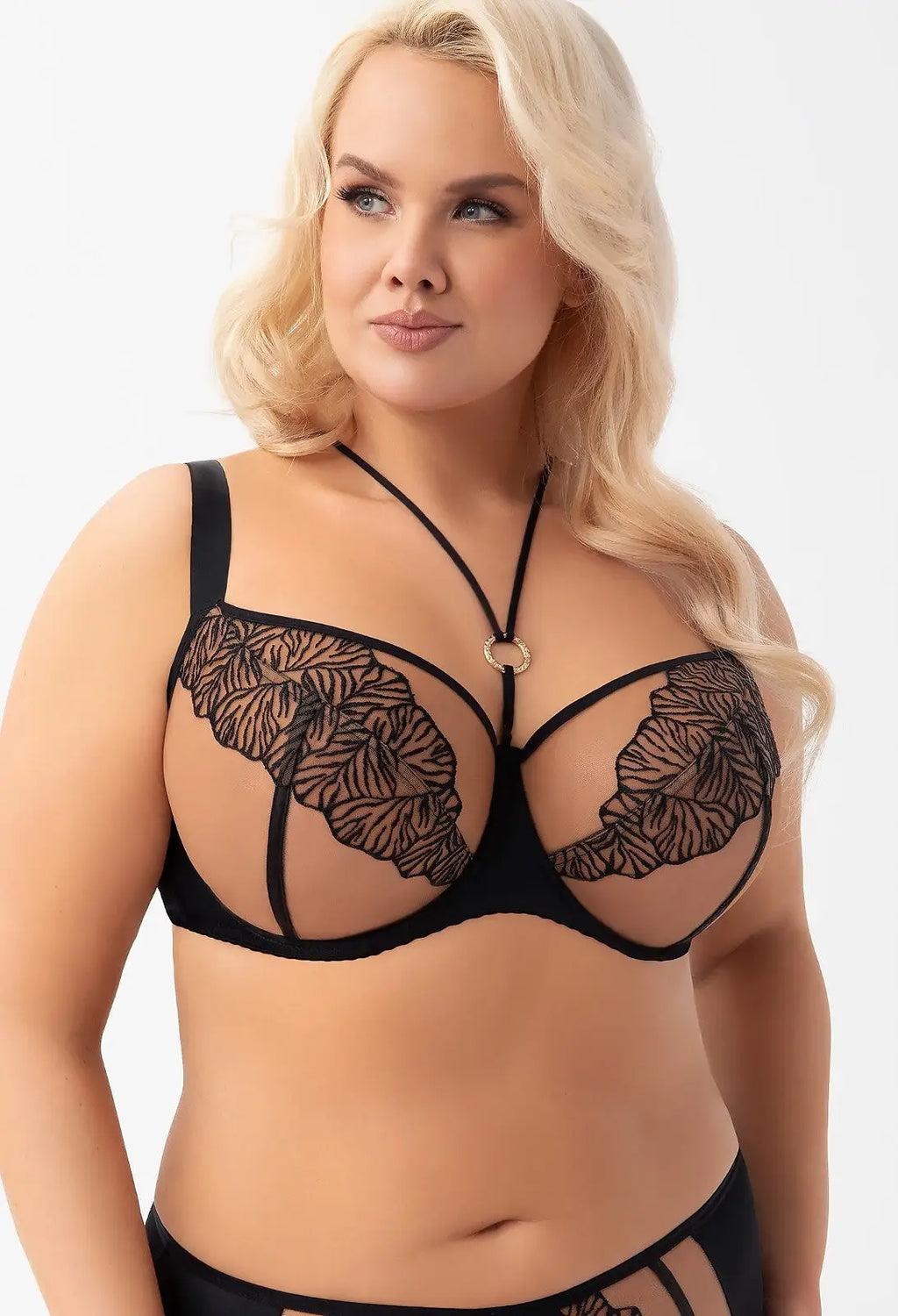 Vida | reggiseno soft con doppio strato di tulle e ricami