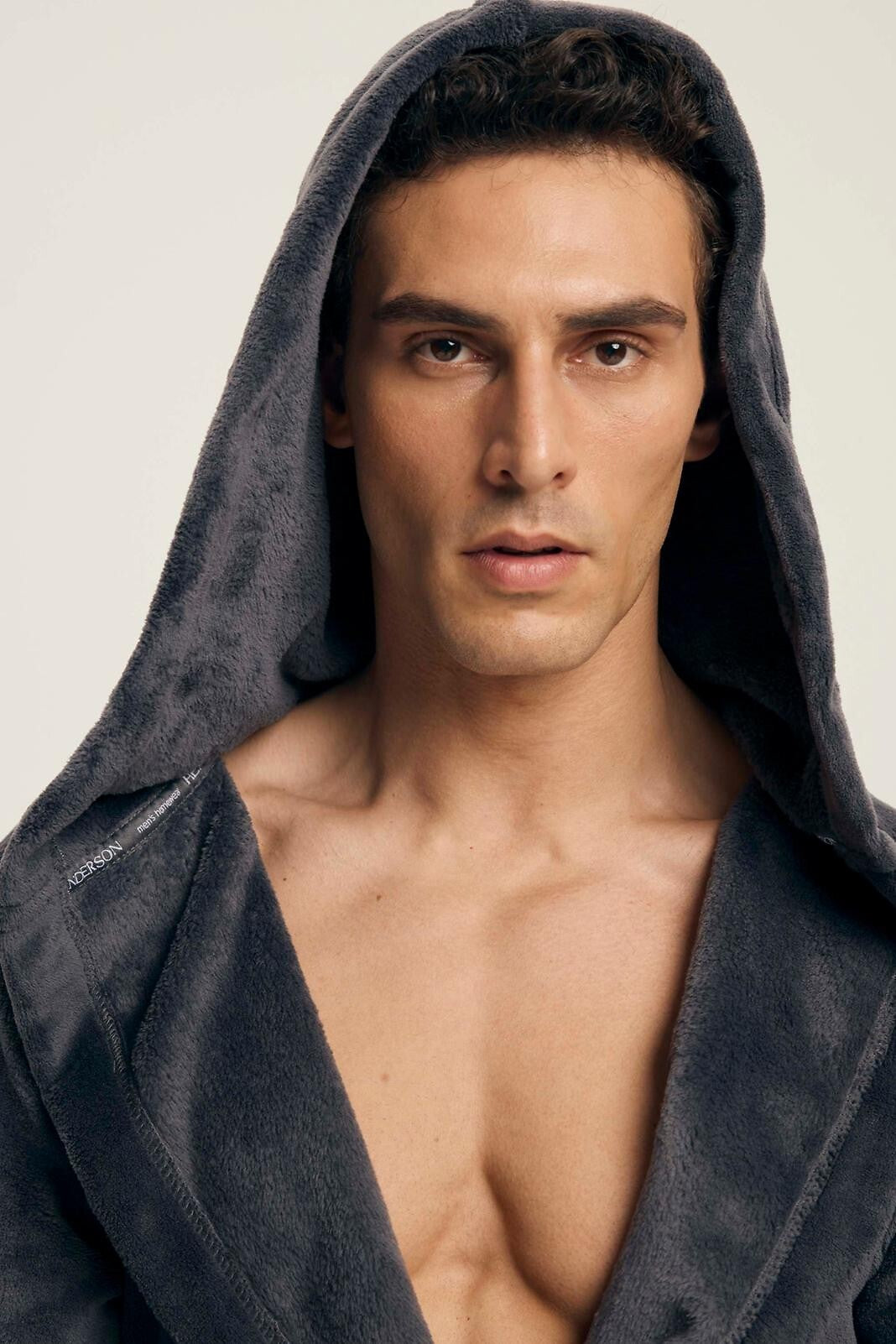 Vocal | vestaglia da camera uomo con cappuccio