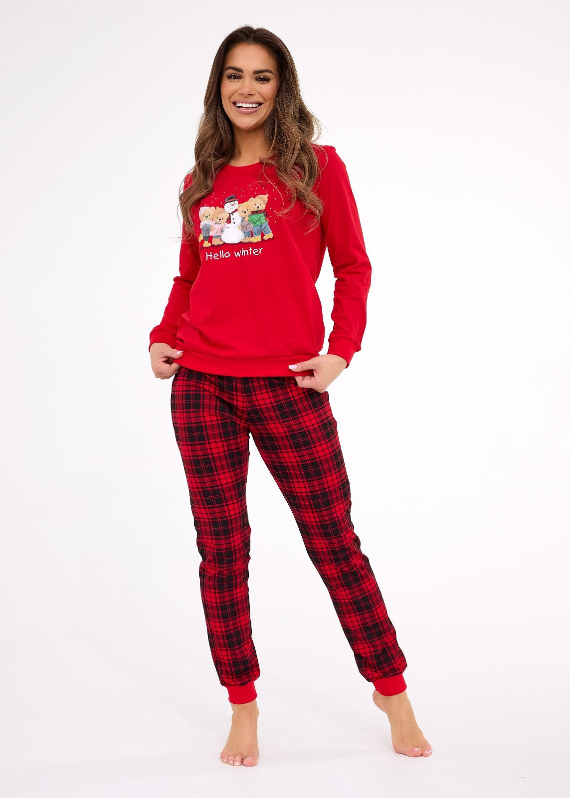 Winter | pigiama da donna in cotone - collezione natale