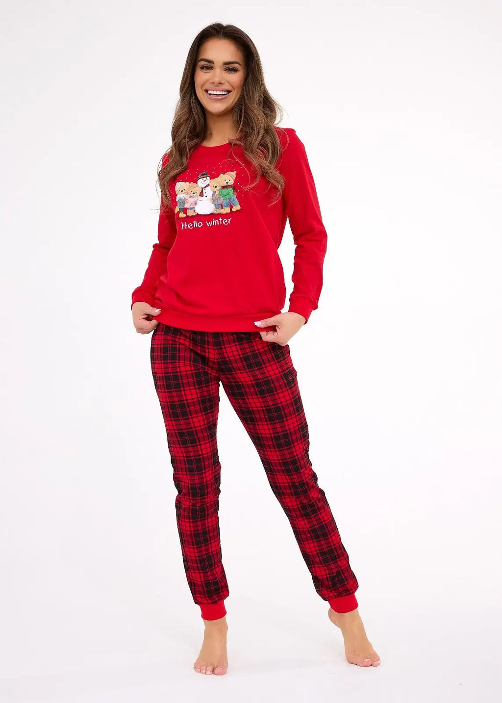 Winter | pigiama da donna in cotone - collezione natale