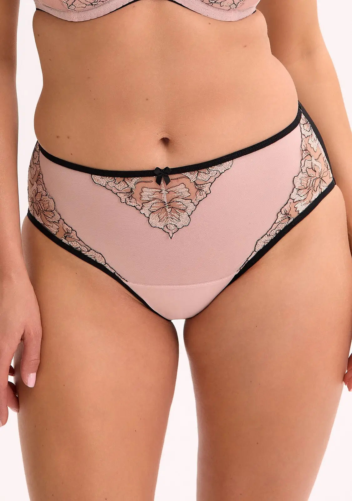 Xenia | slip donna classico con ricamo floreale