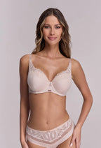 Yasmin | reggiseno full cup con ferretto - beige - 2107