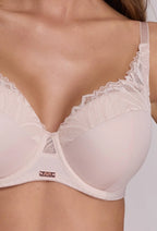 Yasmin | reggiseno full cup con ferretto - beige - 2107