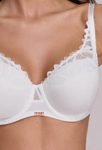 Yasmin | reggiseno full cup con ferretto - ecru - 2107