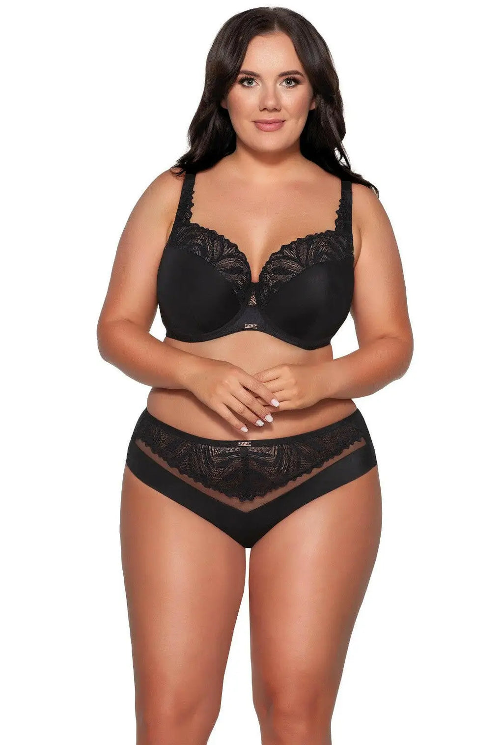 Yasmin | reggiseno full cup con ferretto - nero - 2107