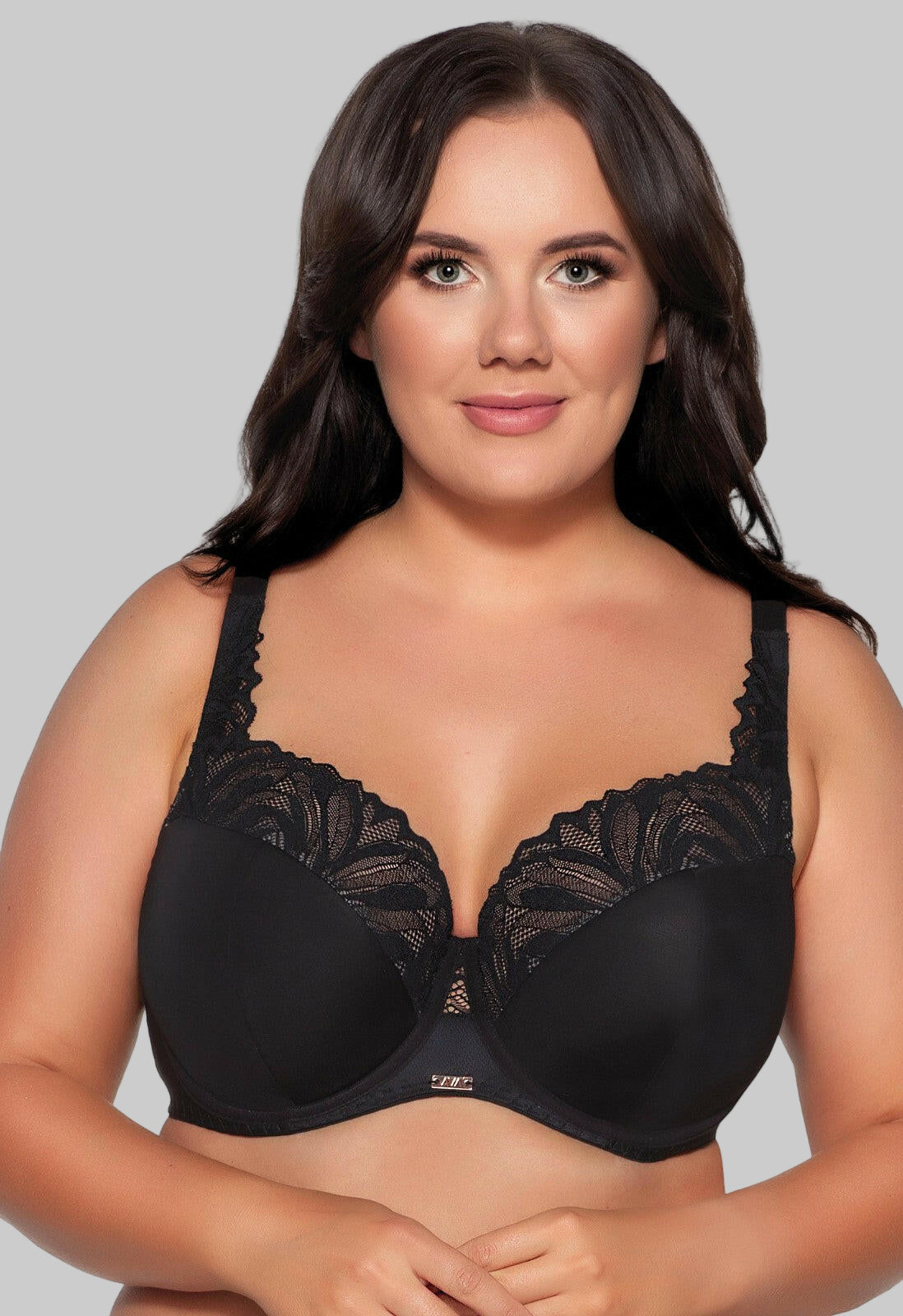 Yasmin | reggiseno full cup con ferretto - nero - 2107