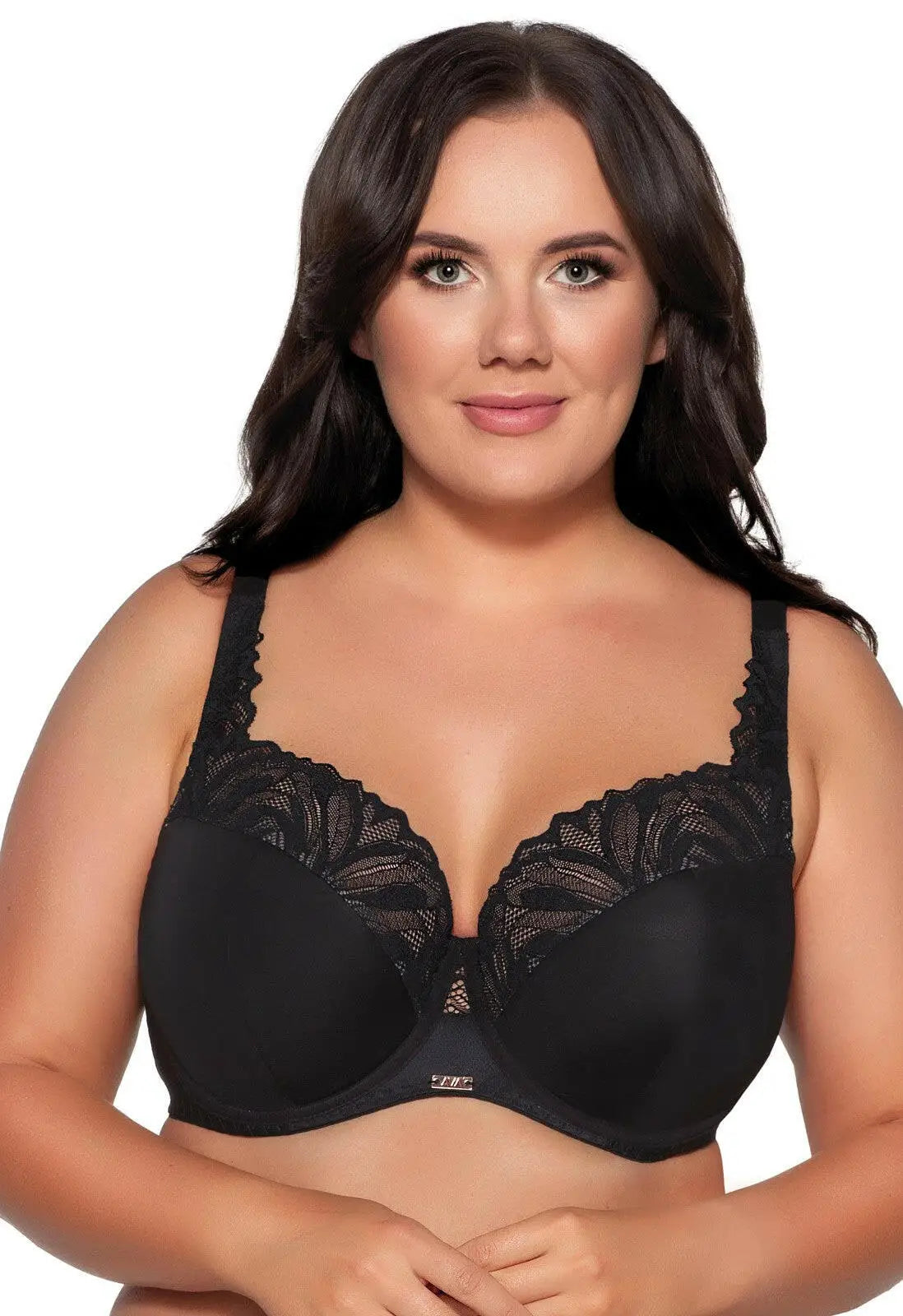 Yasmin | reggiseno full cup con ferretto - nero - 2107