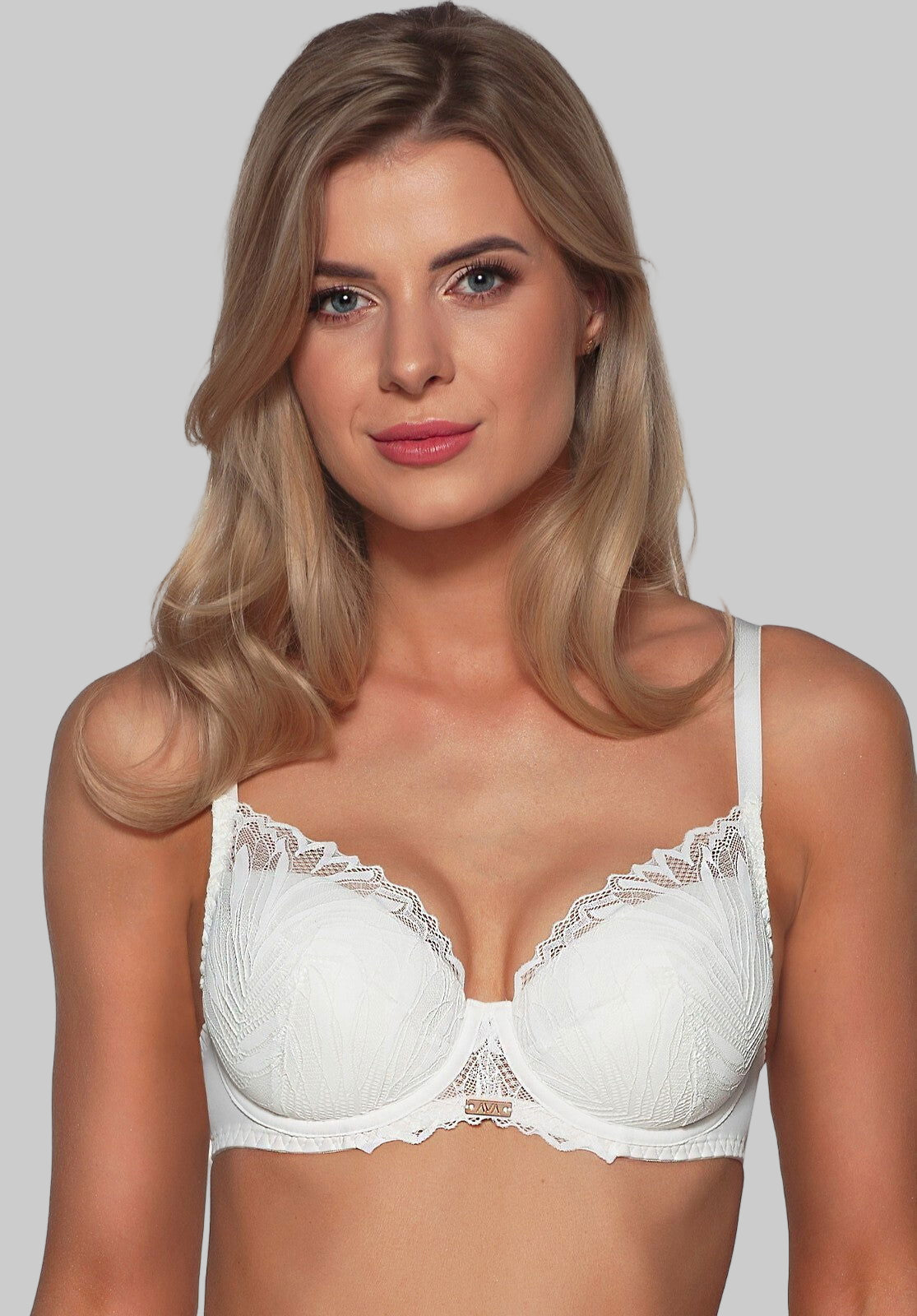 Yasmin | reggiseno push-up in pizzo - ecru - 2104